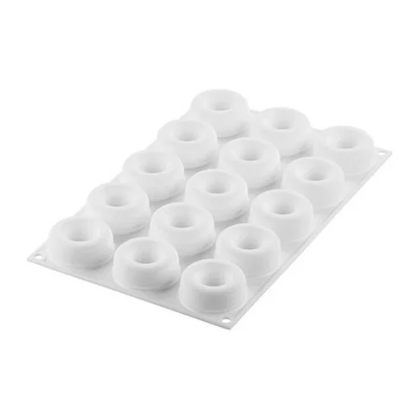 Moule Silicone Savarin Oblio Ø 5 Cm X H 2,1 Cm (x15) Silikomart Professional 3