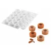 Moule Silicone Savarin Oblio Ø 5 Cm X H 2,1 Cm (x15) Silikomart Professional 10