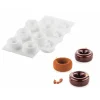 Moule Silicone Savarin Oblio Ø 7,5 Cm X H 3 Cm (x6) Silikomart Professional 13