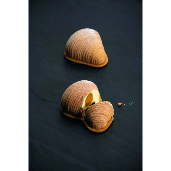 Moule Silicone Sfogliatella 7,7 X 7,15 Cm X H 3,5 Cm (x12) Pavoflex 1