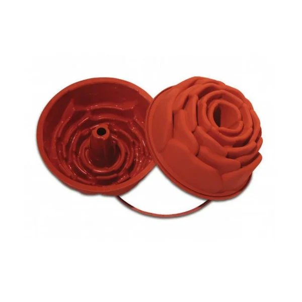 Moule Silicone Souple Professionnel Forme Rose Ø22 Cm Silikomart 1