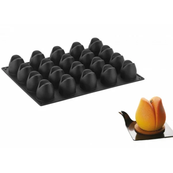 Moule Silicone Tulipe Ø 5,5 Cm X H 5,6 Cm (x20) Pavoflex 1