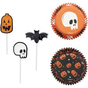 Set De Caissettes Cupcakes Et Cake Toppers Halloween Wilton 7